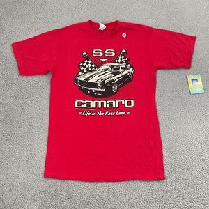 Chevy Chevrolet SS Camaro Shirt Men M Red  Throwback American Classic Tee NWT